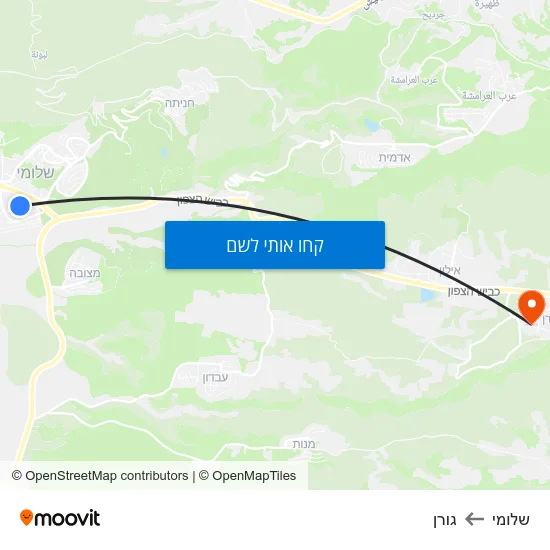 מפת שלומי לגורן