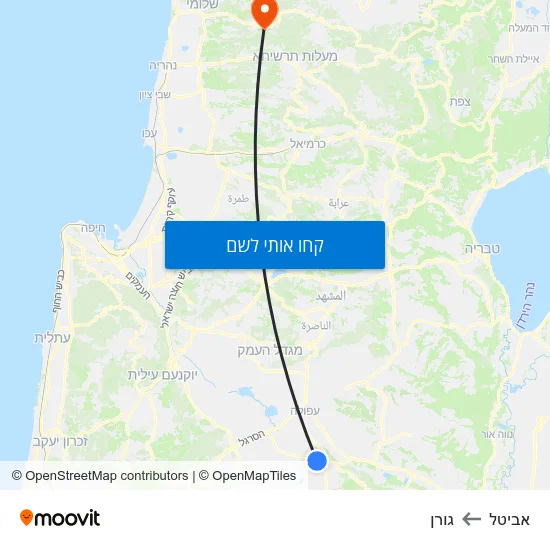מפת אביטל לגורן