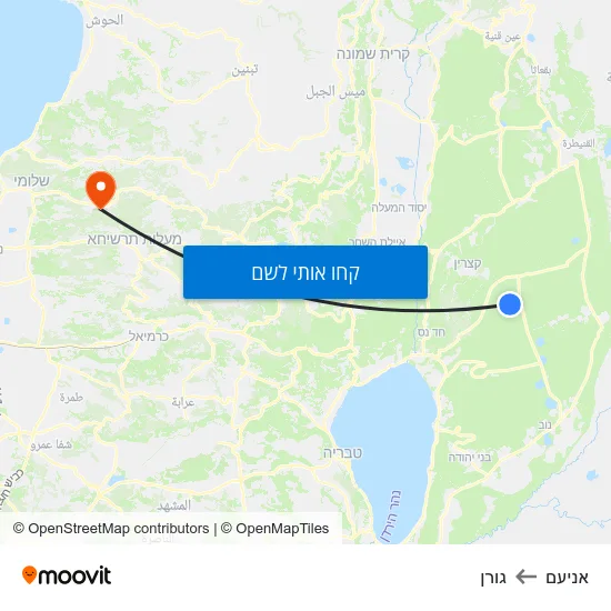 מפת אניעם לגורן