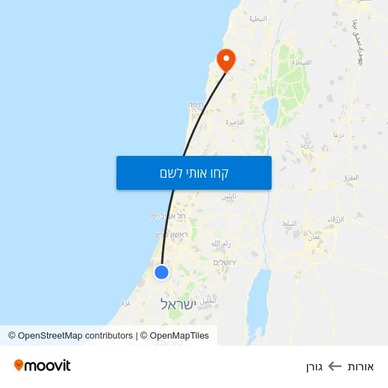 מפת אורות לגורן
