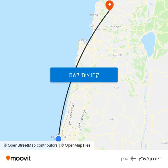 מפת דיזנגוף/ש"ץ לגורן