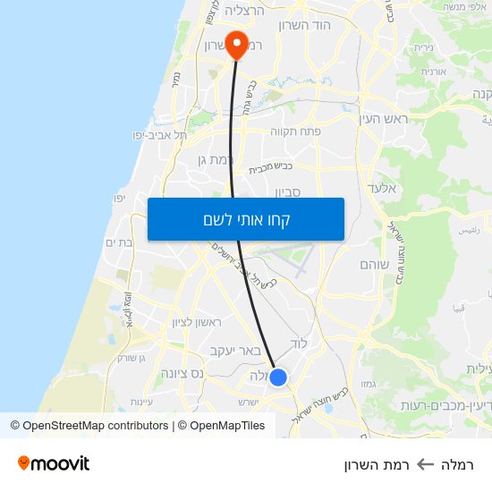 מפת רמלה לרמלה