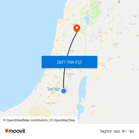 מפת חגי לכפר יחזקאל