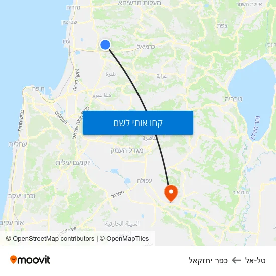 מפת טל-אל לכפר יחזקאל