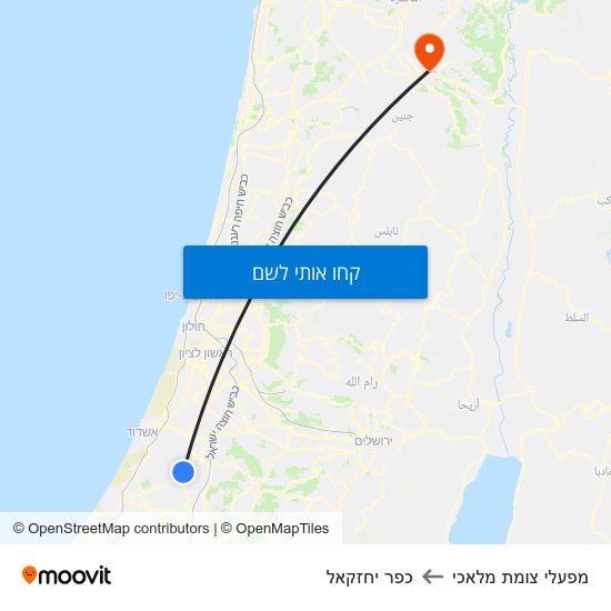 מפת מפעלי צומת מלאכי לכפר יחזקאל