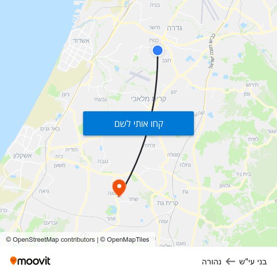 מפת בני עי"ש לנהורה