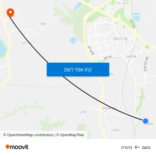 מפת נועם לנהורה