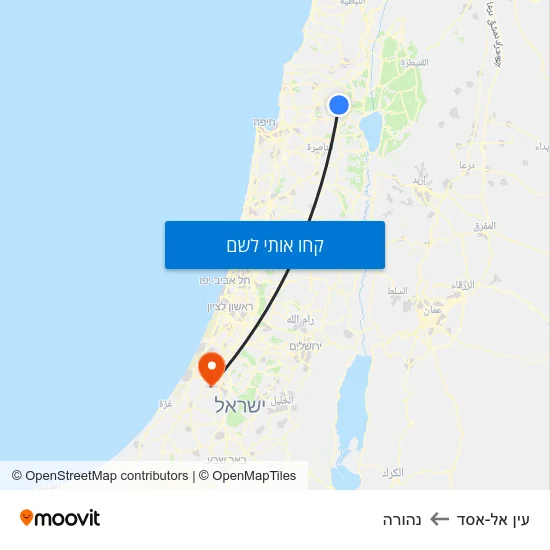 מפת עין אל-אסד לנהורה