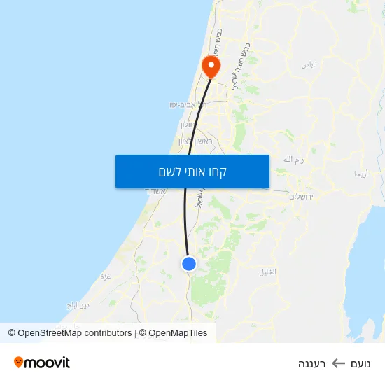 מפת נועם לרעננה