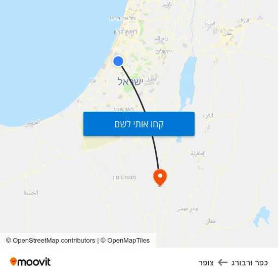 מפת כפר ורבורג לצופר
