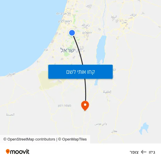 מפת גיזו לצופר