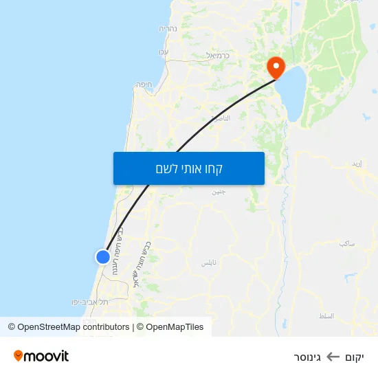 מפת יקום לגינוסר