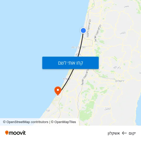 מפת יקום לאשקלון