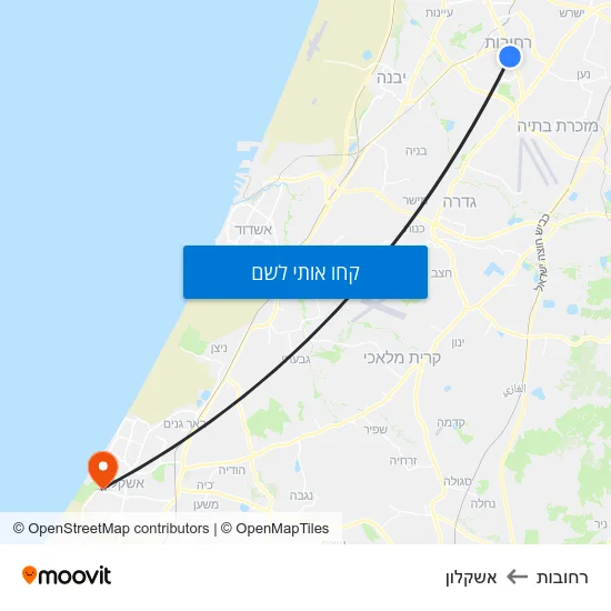 מפת רחובות לאשקלון