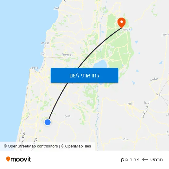 מפת חרמש למרום גולן
