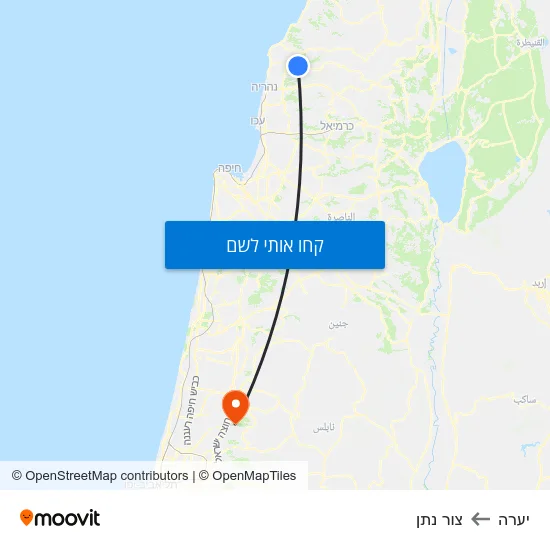 מפת יערה לצור נתן