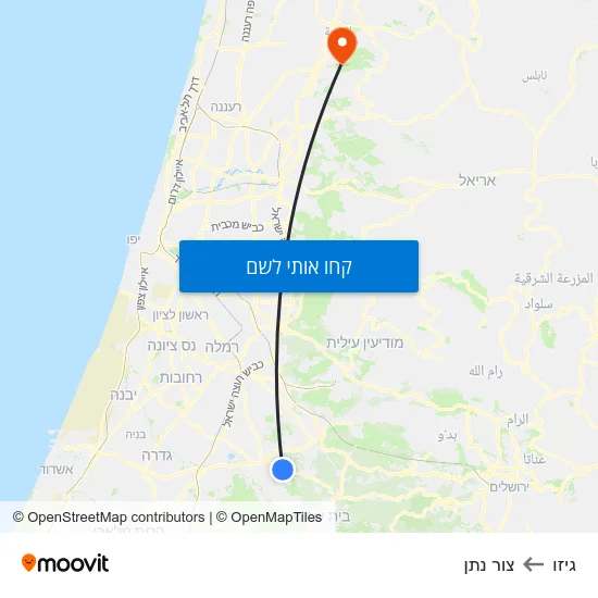 מפת גיזו לצור נתן