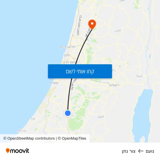 מפת נועם לצור נתן