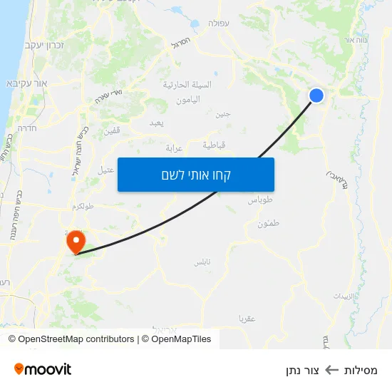 מפת מסילות לצור נתן
