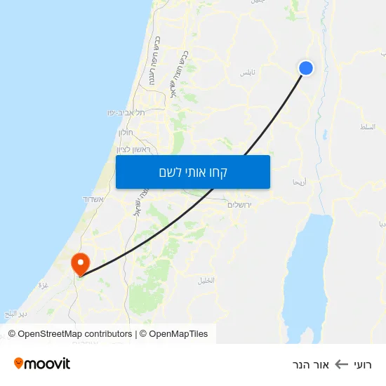 מפת רועי לאור הנר