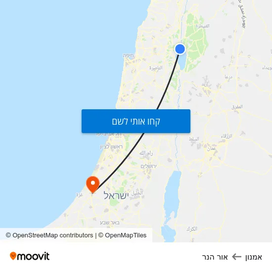 מפת אמנון לאור הנר