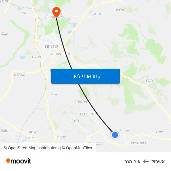 מפת אשבול לאור הנר