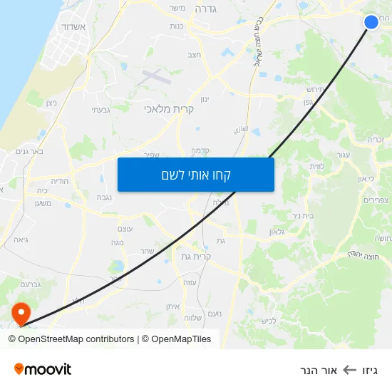 מפת גיזו לאור הנר