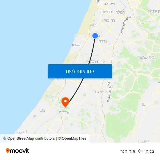 מפת בניה לאור הנר