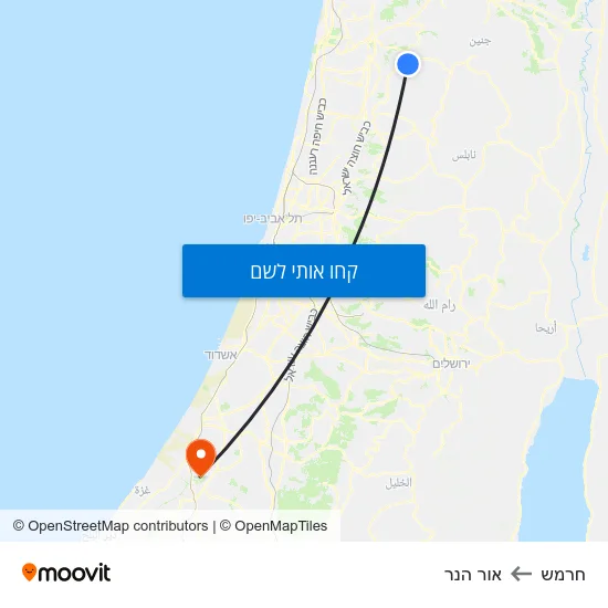 מפת חרמש לאור הנר