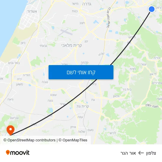 מפת צלפון לאור הנר