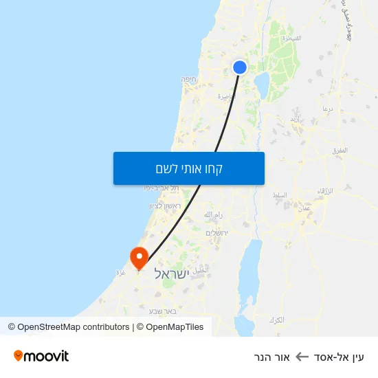 מפת עין אל-אסד לאור הנר
