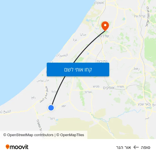 מפת סופה לאור הנר