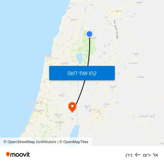 מפת אל -רום לנירן