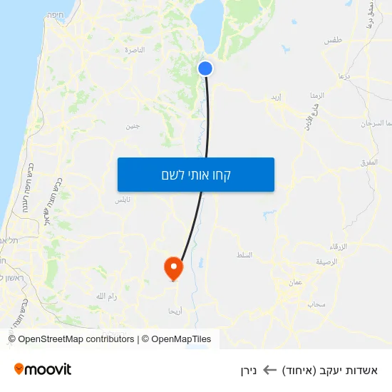 מפת אשדות יעקב (איחוד) לנירן