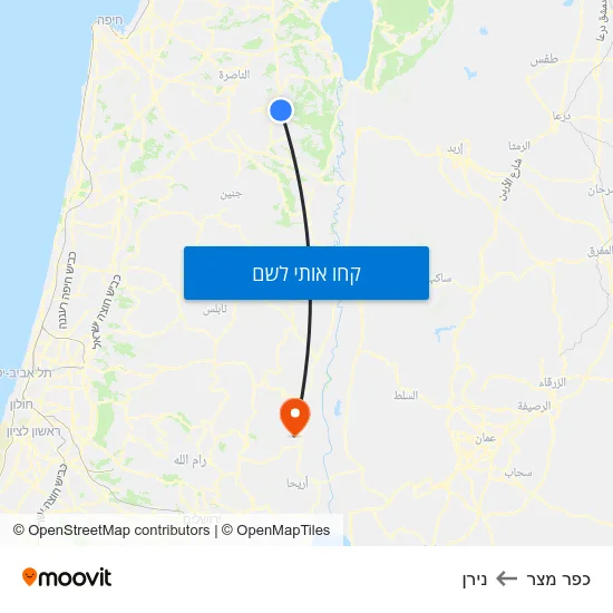מפת כפר מצר לנירן