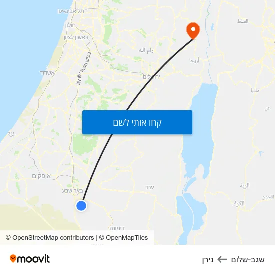 מפת שגב-שלום לנירן