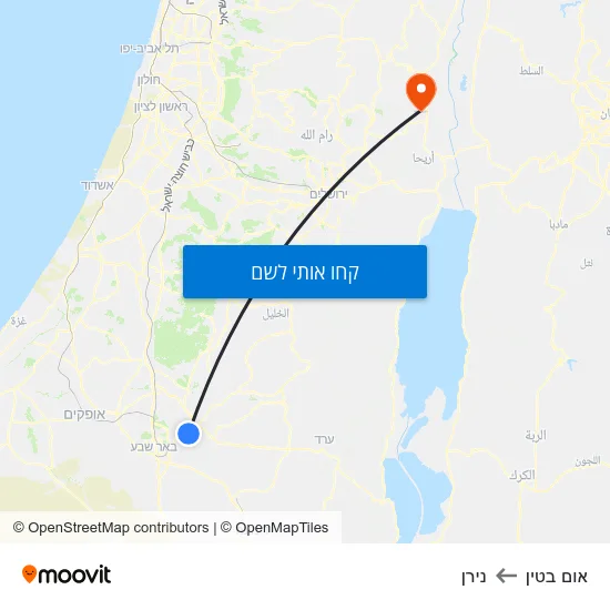 מפת אום בטין לנירן