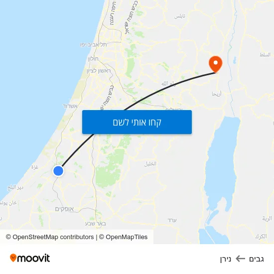 מפת גבים לנירן