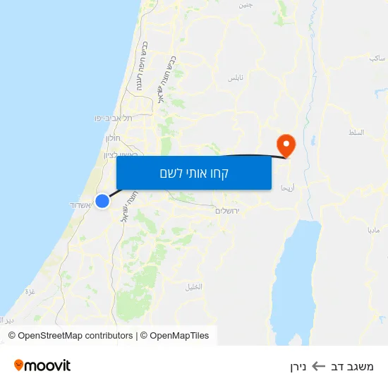 מפת משגב דב לנירן