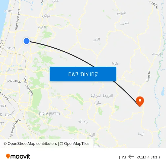 מפת רמת הכובש לנירן