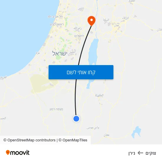 מפת צוקים לנירן