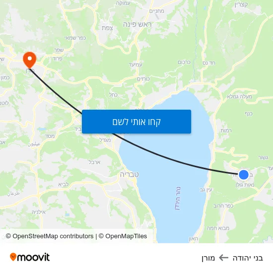 מפת בני יהודה למורן
