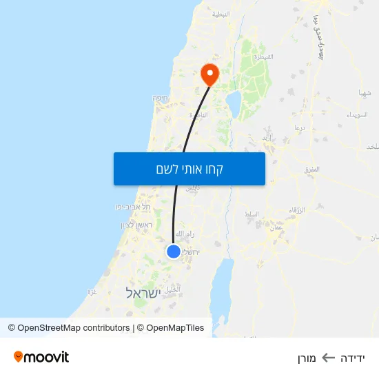 מפת ידידה למורן