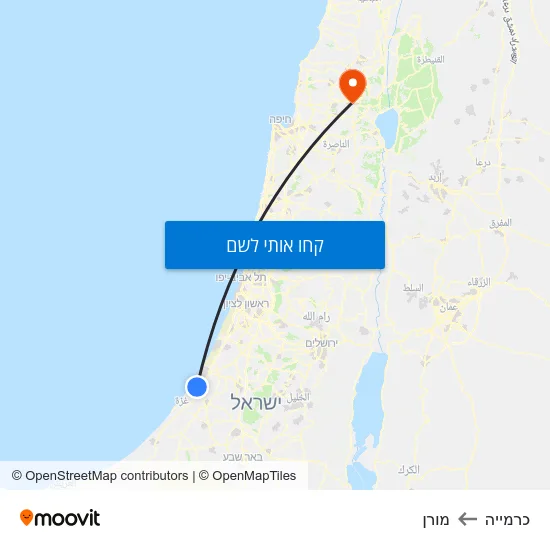 מפת כרמייה למורן