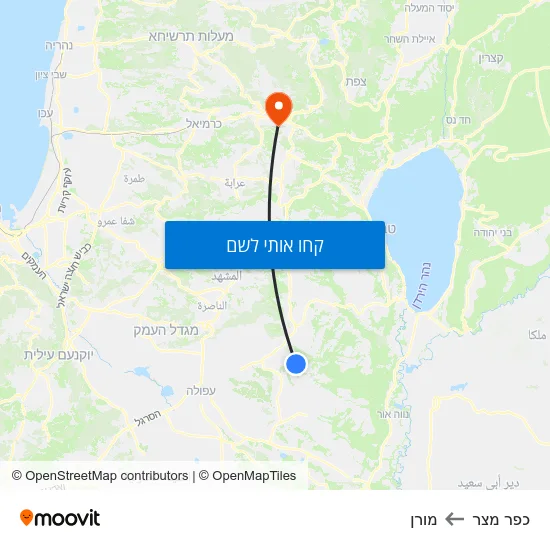 מפת כפר מצר למורן
