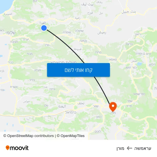מפת עראמשה למורן