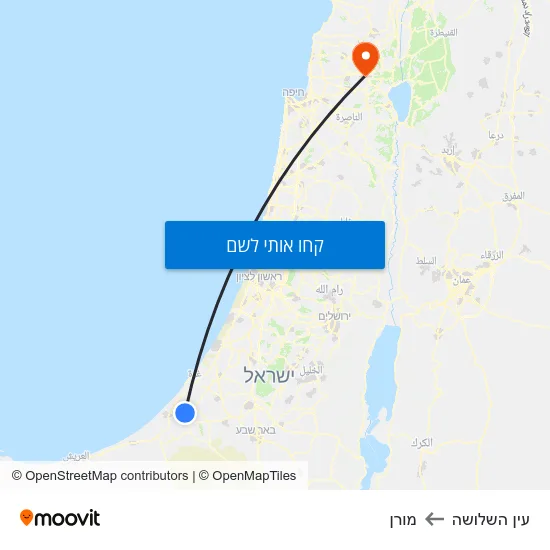מפת עין השלושה למורן