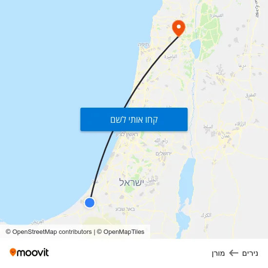 מפת נירים למורן