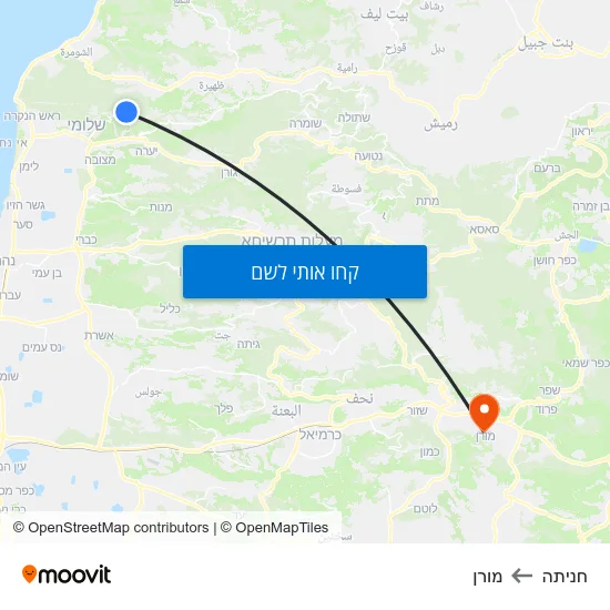 מפת חניתה למורן