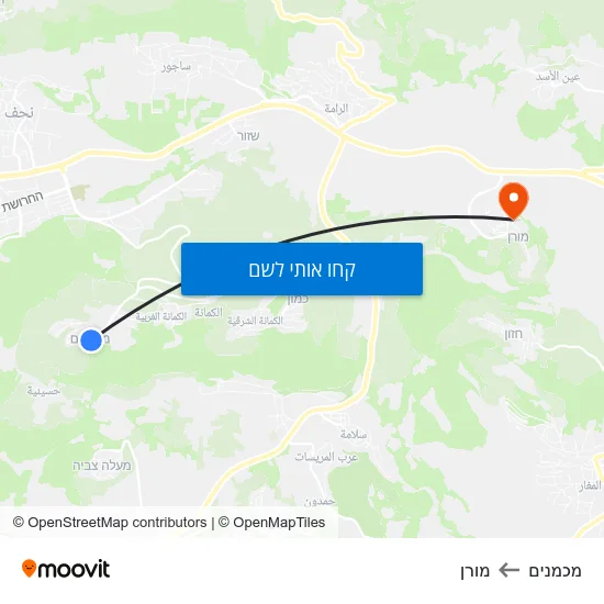 מפת מכמנים למורן